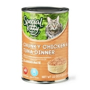 Special Kitty Chunky Chicken \u0026 Tuna Dinner, Classic Pate, 22 oz